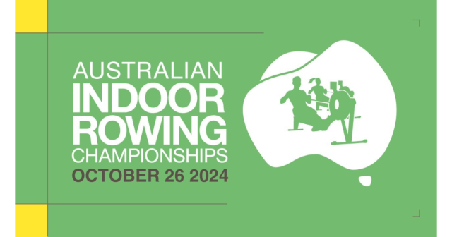 Australian Indoor Rowing Champs 2024 poster