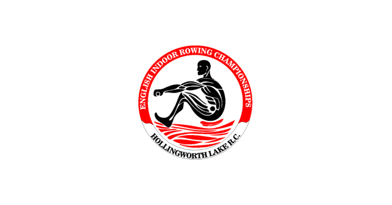 English Indoor Rowing Championships logo for Hollingworth Lake Rowing Club event