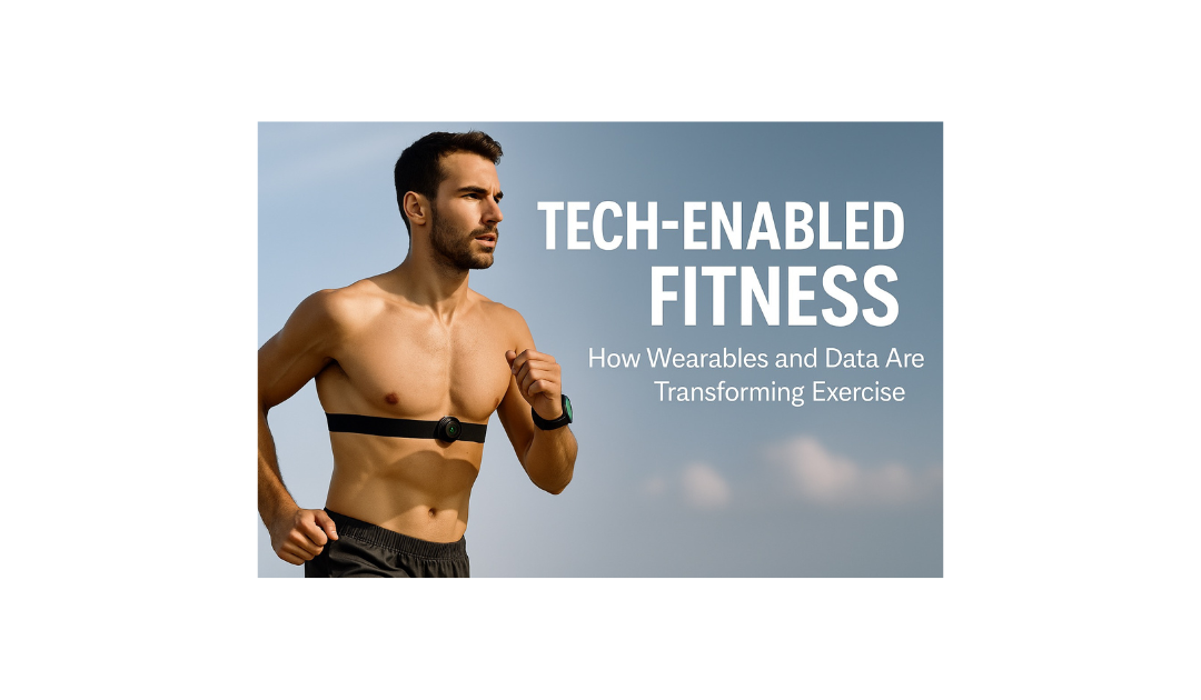 Tech-enabled fitness using wearable technology and heart rate monitoring