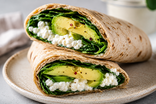 Read more about the article High Protein Post Workout Snack – 15-Minute Cottage Cheese Wrap