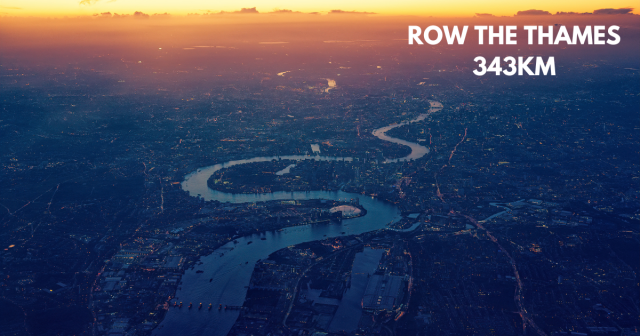 aerial shot of River Thames London