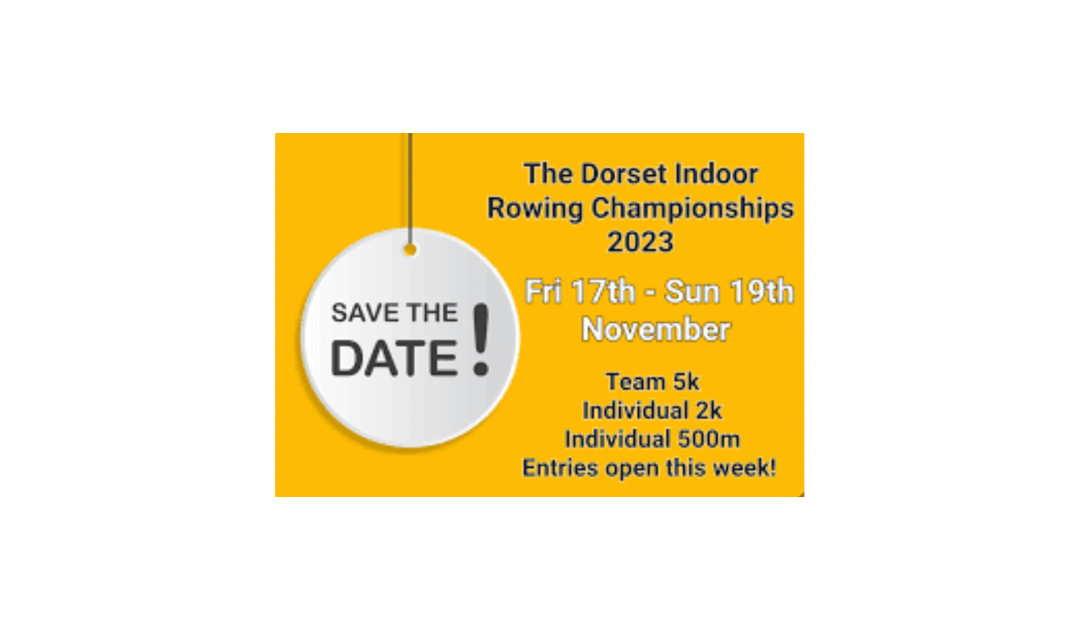 Dorset Indoor Rowing Champs 2023 poster