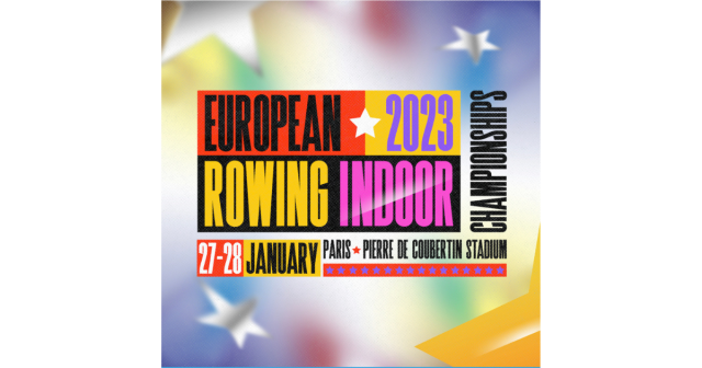 European Rowing Indoor Champs 2023 poster