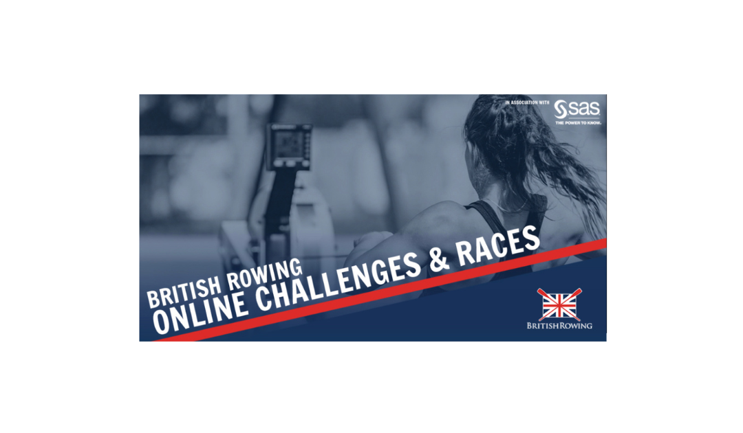 British Rowing Online Challenges and races poster
