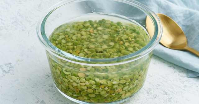 blanched legumes