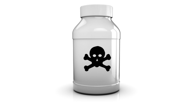 poison logo supplement bottle